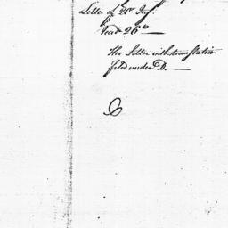 [Document, 1785 April 26]