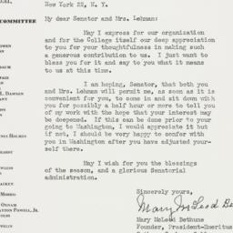Letter: 1949 December 15