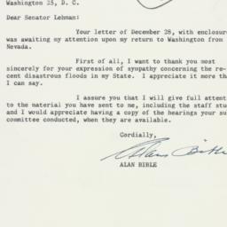 Letter: 1956 January 2
