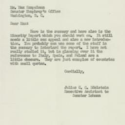 Letter: 1952 February 28