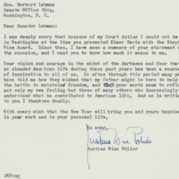 Letter: 1955 December 27