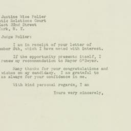Letter: 1949 September 12