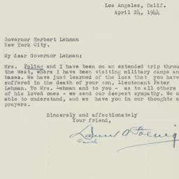 Letter: 1944 April 24