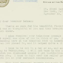Letter: 1935 November 15
