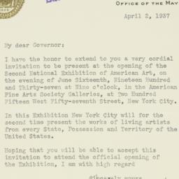 Letter: 1937 April 2