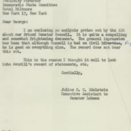 Letter: 1952 April 10