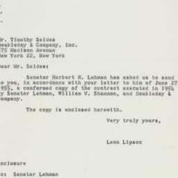 Letter: 1955 July 7