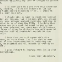 Letter: 1953 April 18