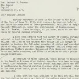 Letter: 1954 April 23
