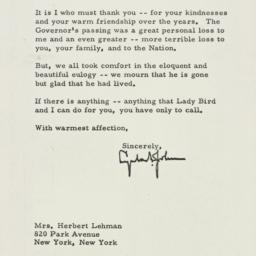 Letter: 1963 December 18