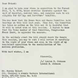 Telegram: 1960 March 11