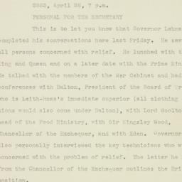Letter: 1943 April 26