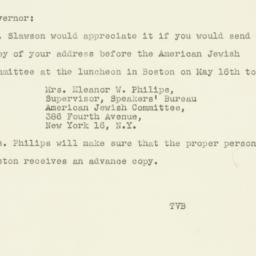 Note: 1947 May 6