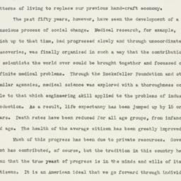 Memorandum: 1947 March 27