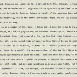Speech: 1943 January 31