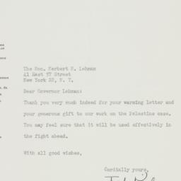 Letter: 1947 October 20