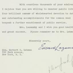 Letter: 1949 September 2