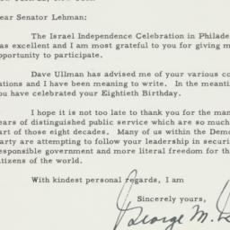 Letter: 1958 May 5