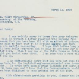 Letter: 1936 March 11
