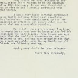 Letter: 1958 April 11