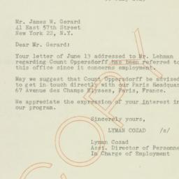 Letter: 1945 July 30