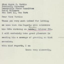 Letter: 1956 September 19