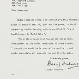 Letter: 1948 December 16