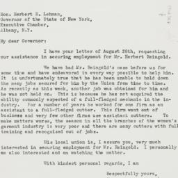 Letter: 1940 August 29