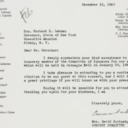 Letter: 1940 December 12