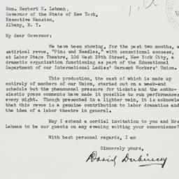 Letter: 1938 February 1