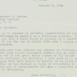 Letter: 1939 January 8