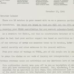 Letter: 1944 November 13
