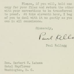 Letter: 1945 November 20