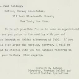 Letter: 1943 February 3