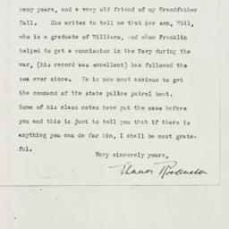 Letter: 1930 April 28