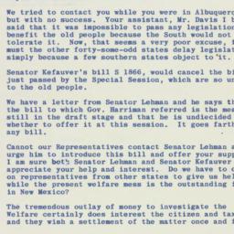 Letter: 1956 February 1