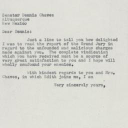 Letter: 1954 September 27