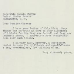 Letter: 1953 July 24