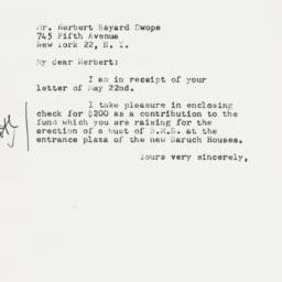 Letter: 1952 June 2