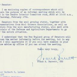 Letter: 1955 February 12