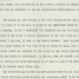 Telegram: 1953 May 22