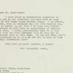 Letter: 1948 January 19