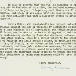 Letter: 1953 December 28