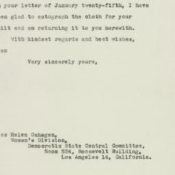 Letter: 1944 February 7