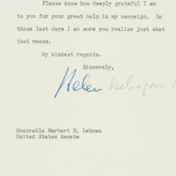 Letter: 1950 May 27