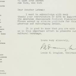 Letter: 1951 November 26