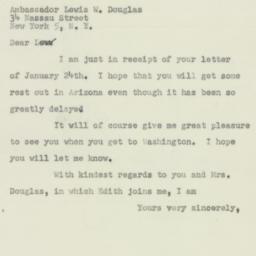 Letter: 1950 January 26