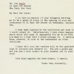 Letter: 1946 August 29