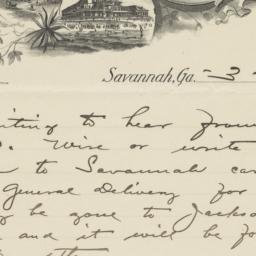 Chas F. Graham. Letter