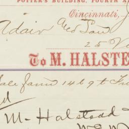 M. Halstead & Co.. Bill